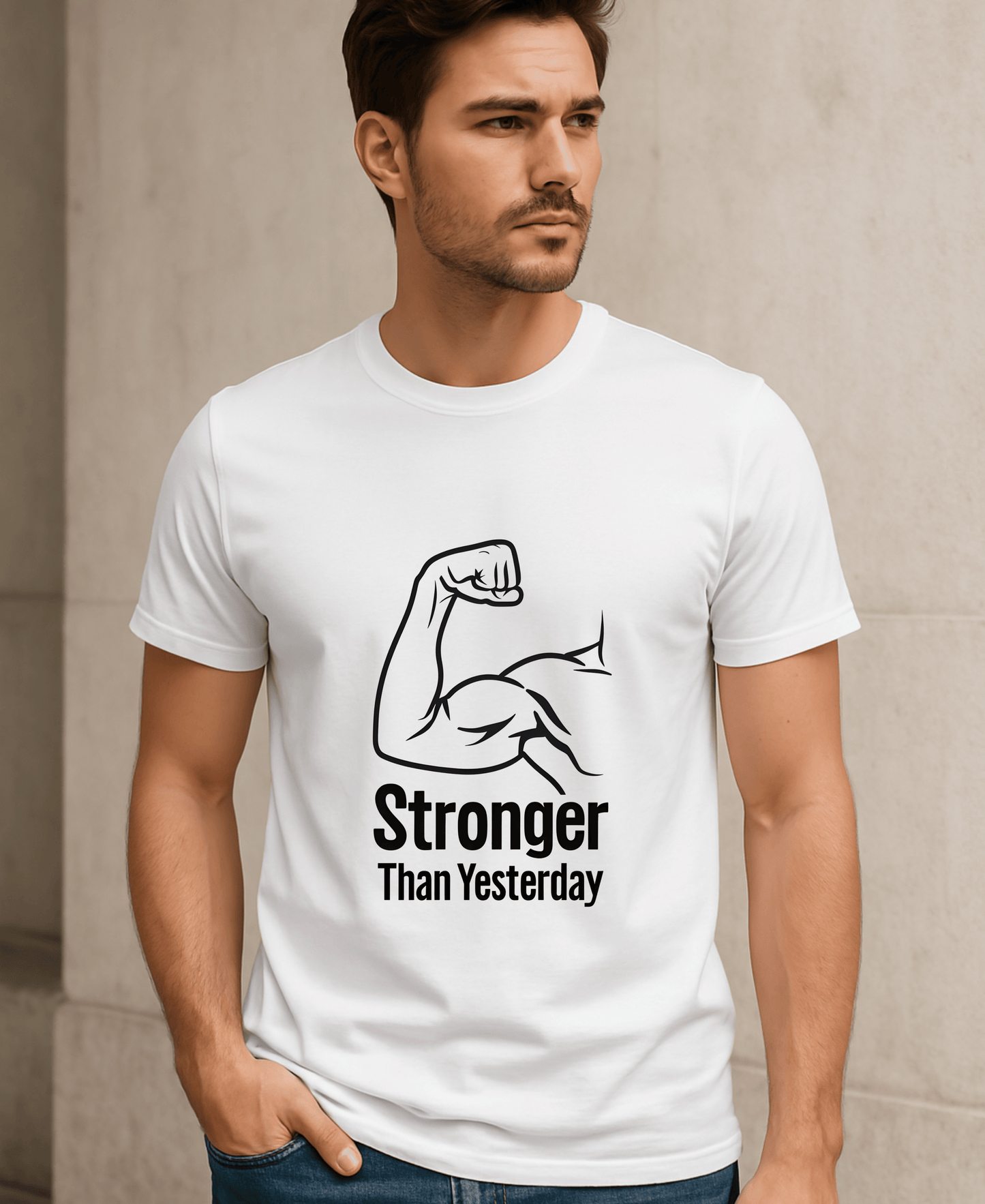 Stronger Than Yesterday-Male-White