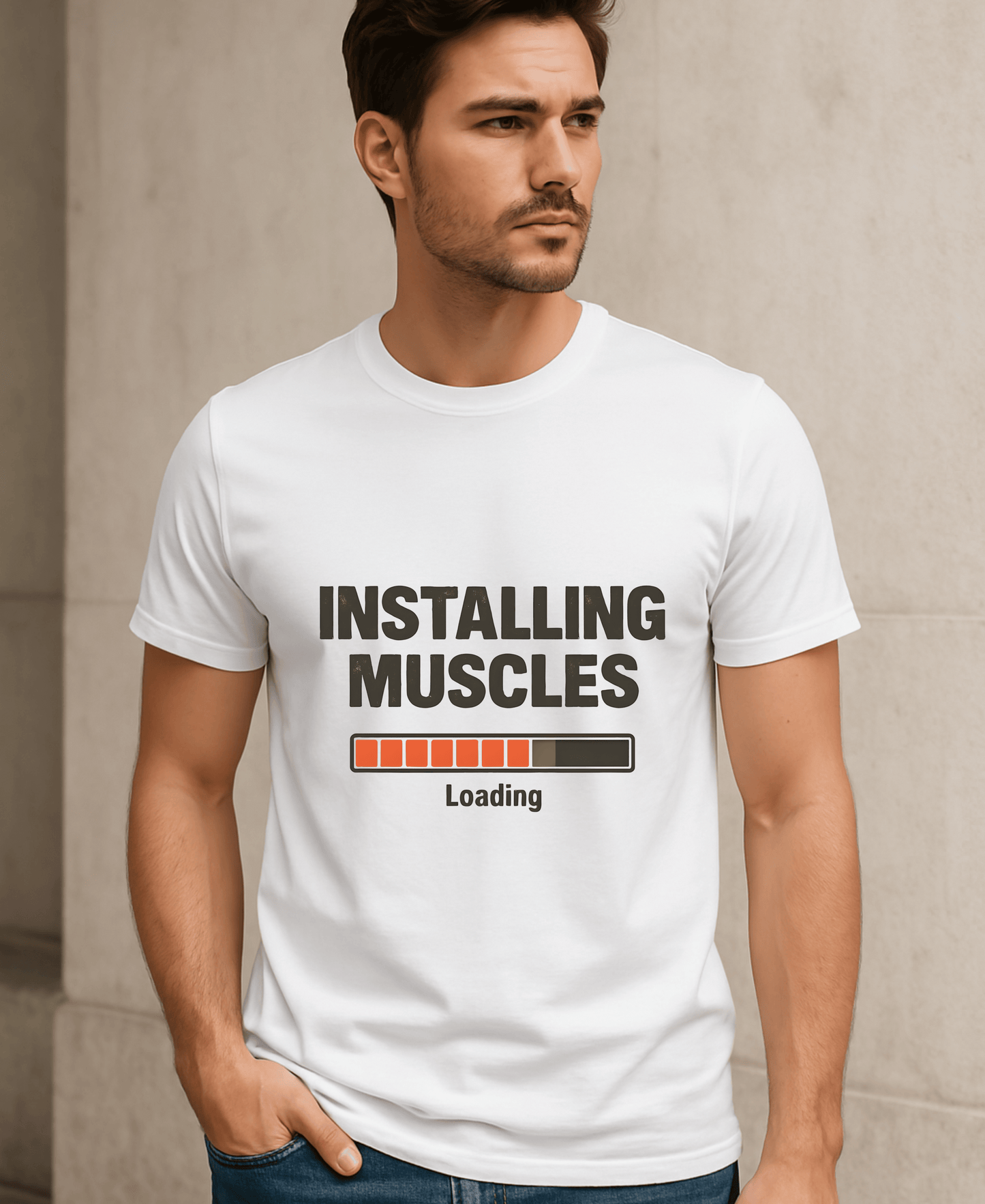 Installing Muscles-Male-White
