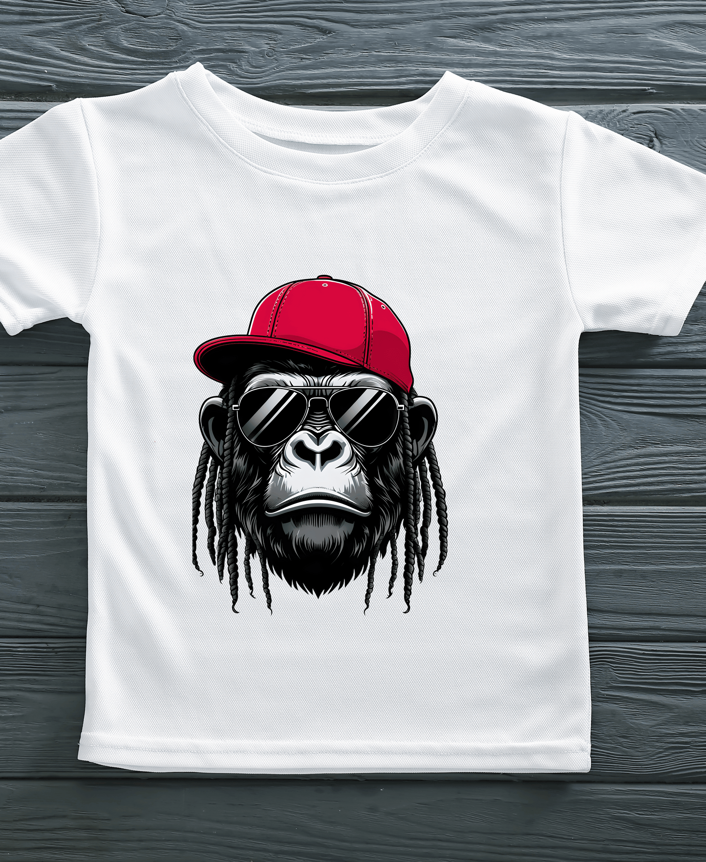 Party Monkey-Mens-White