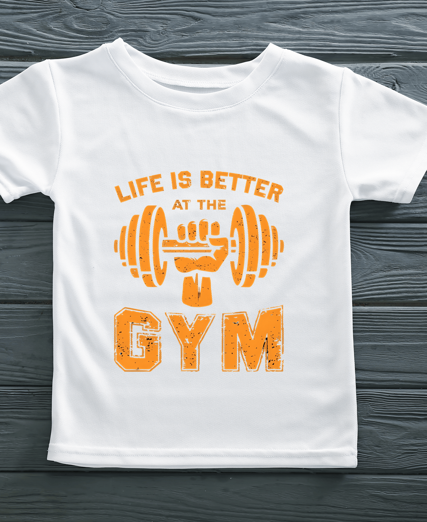 Life Is Better At The Gym-Male-White