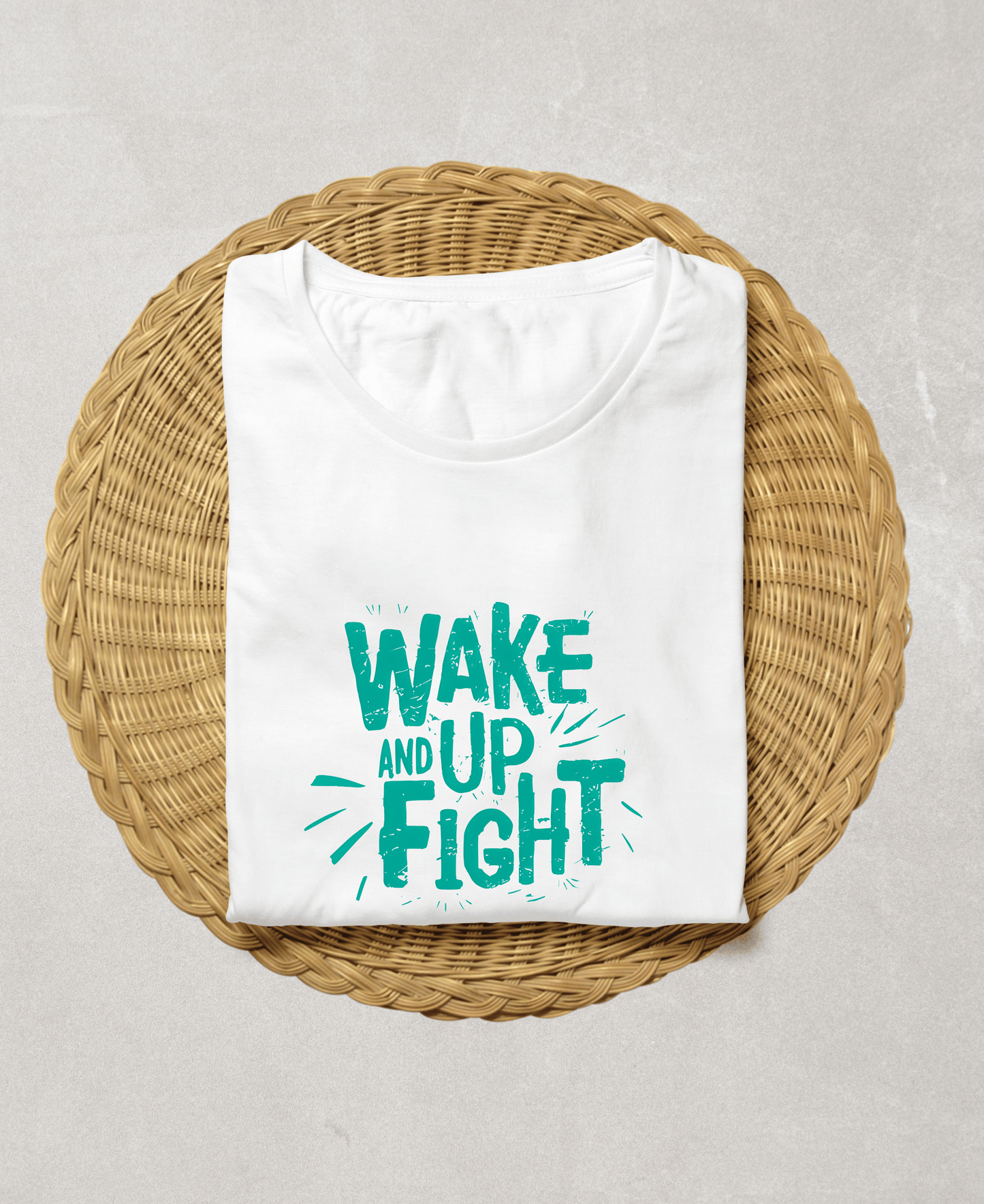 Wake Up And Fight-Female-White