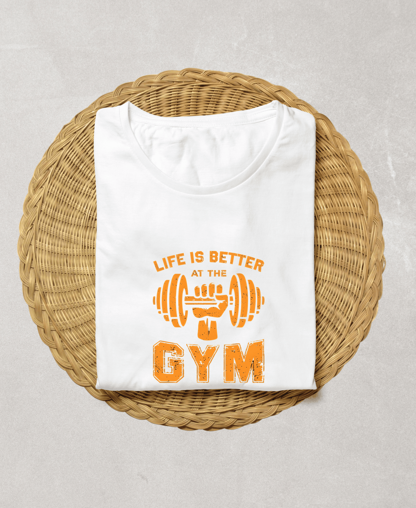 Life Is Better At The Gym-Male-White