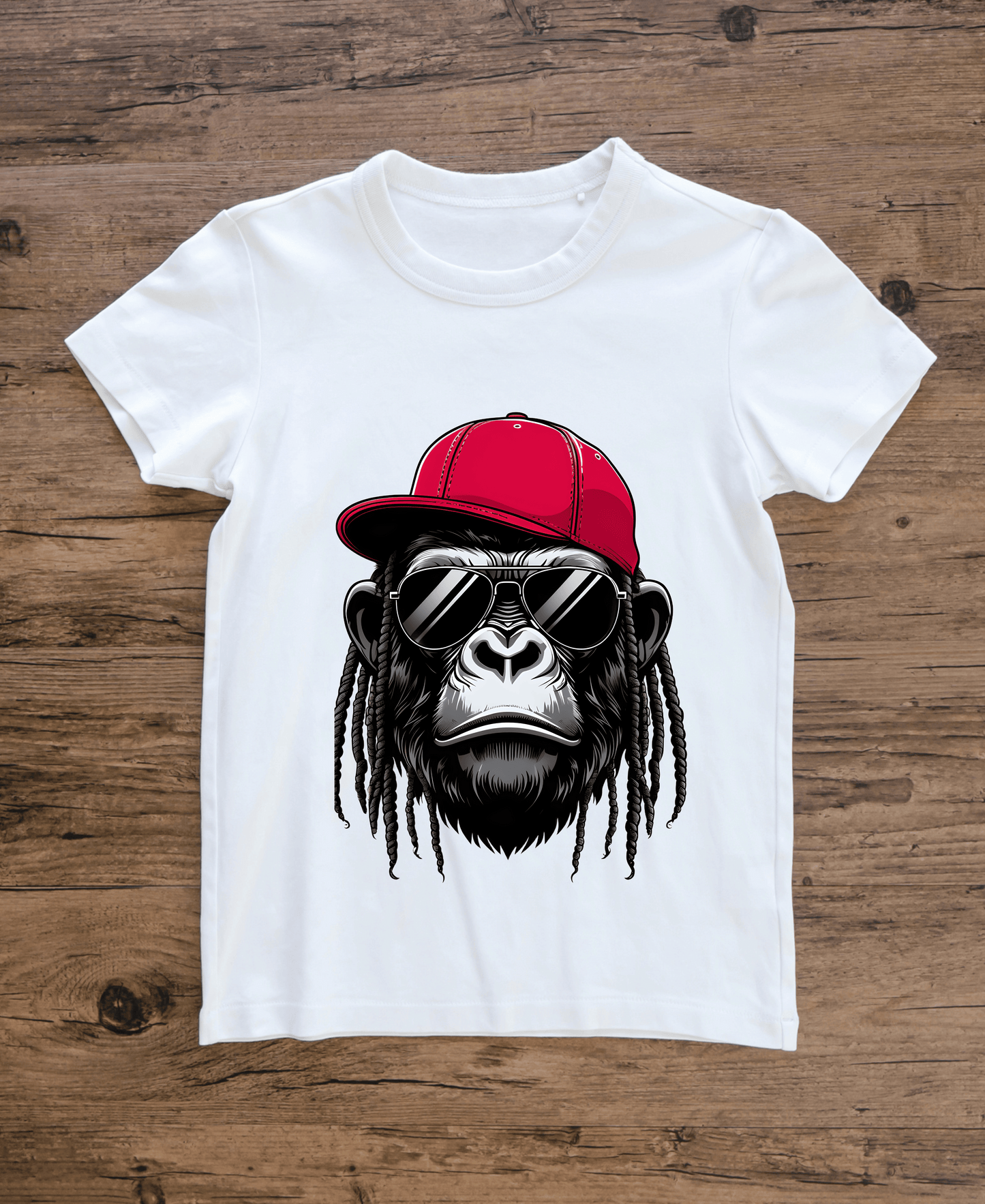 Party Monkey-Mens-White