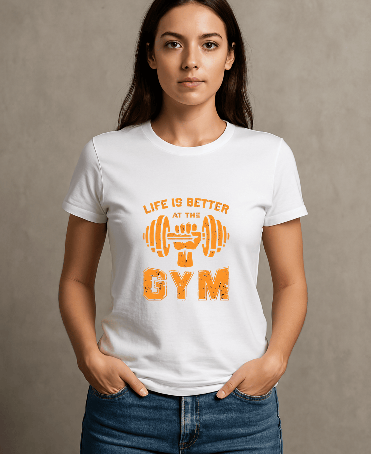 Life Is Better At The Gym-Female-White