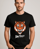Stay Fierce-Mens-Black