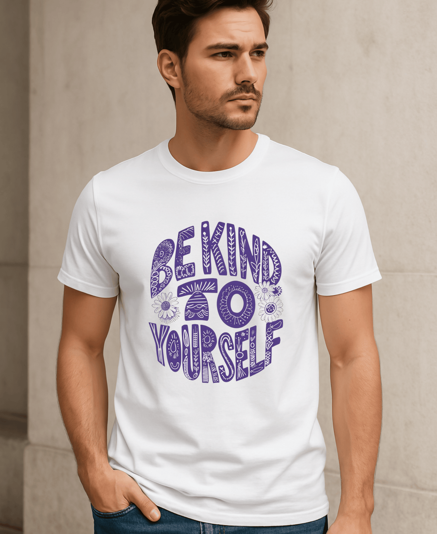 Be Kind To Yourself-Male-White
