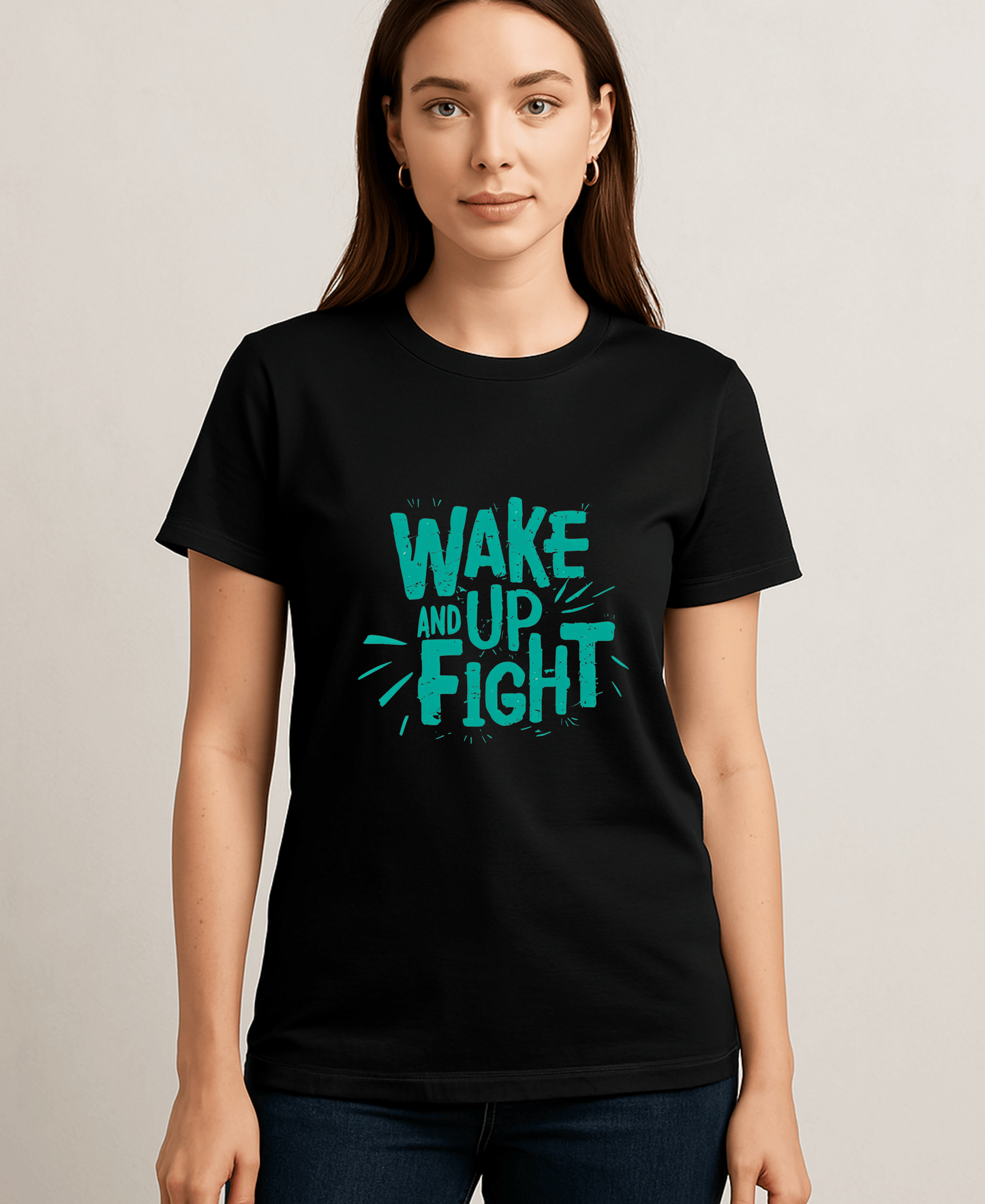 Wake Up And Fight-Female-Black