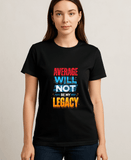 Average Will Not Be My Legacy-Womens-Black