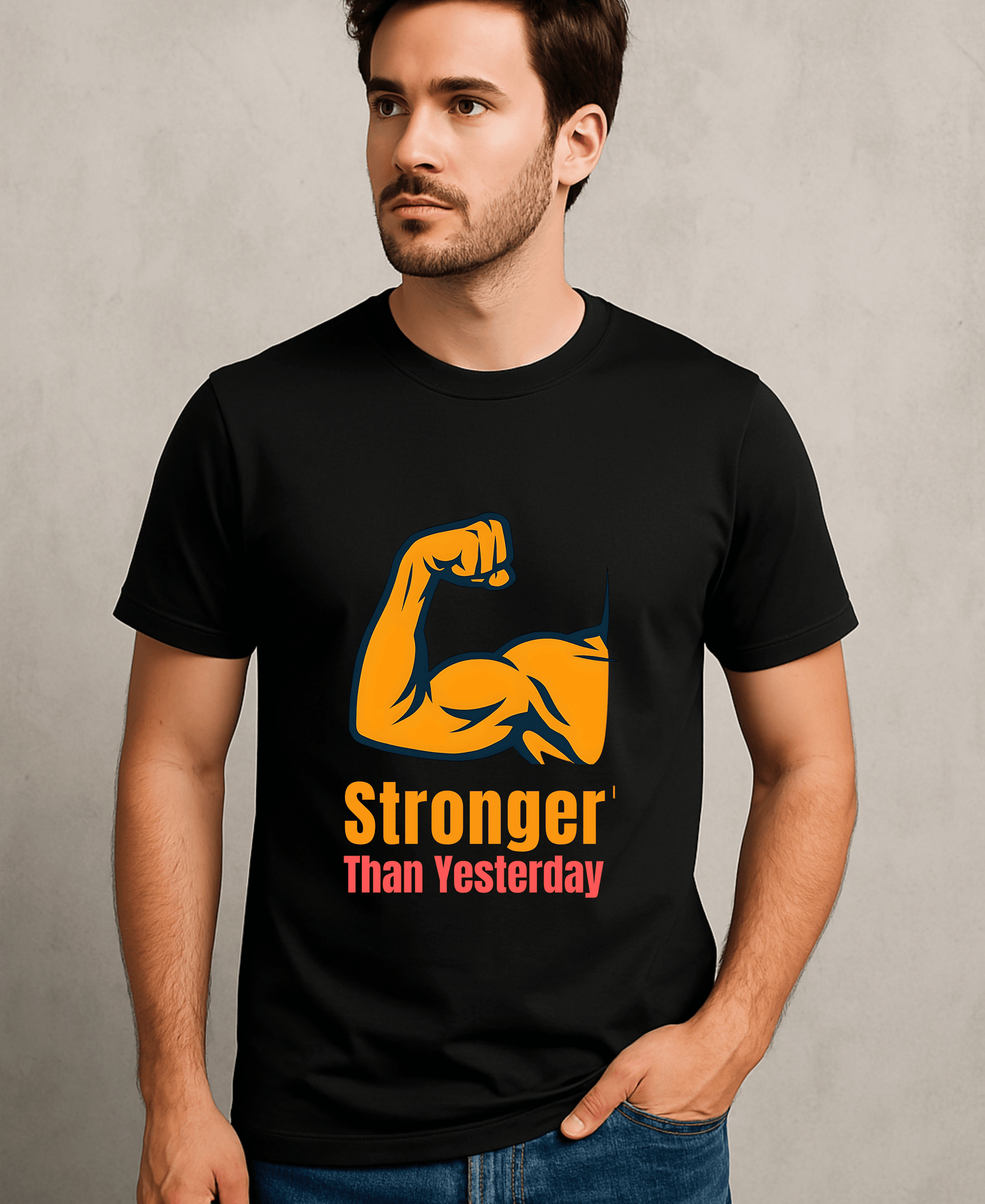 Stronger Than Yesterday-Male-Black