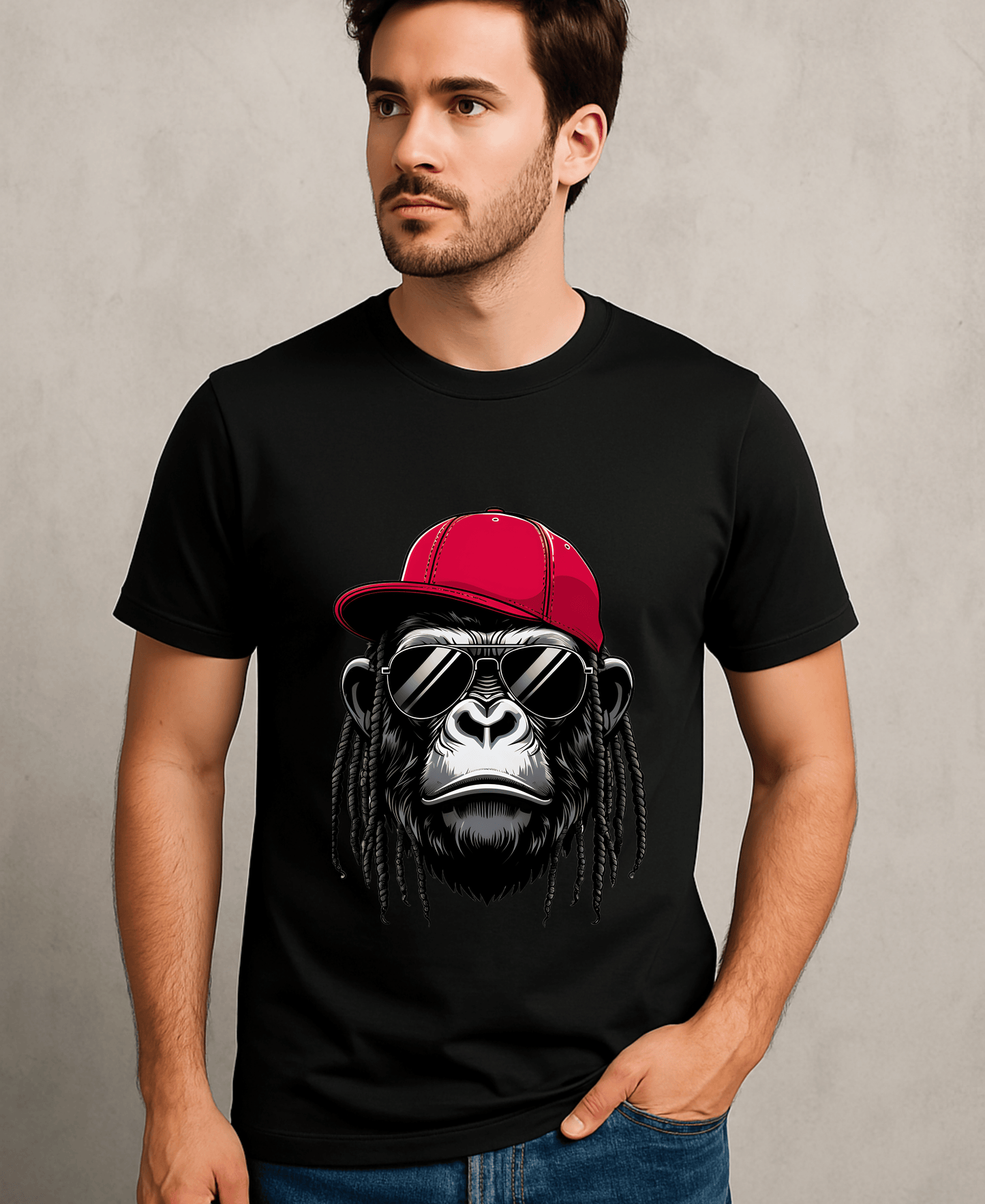 Party Monkey-Men's-Black