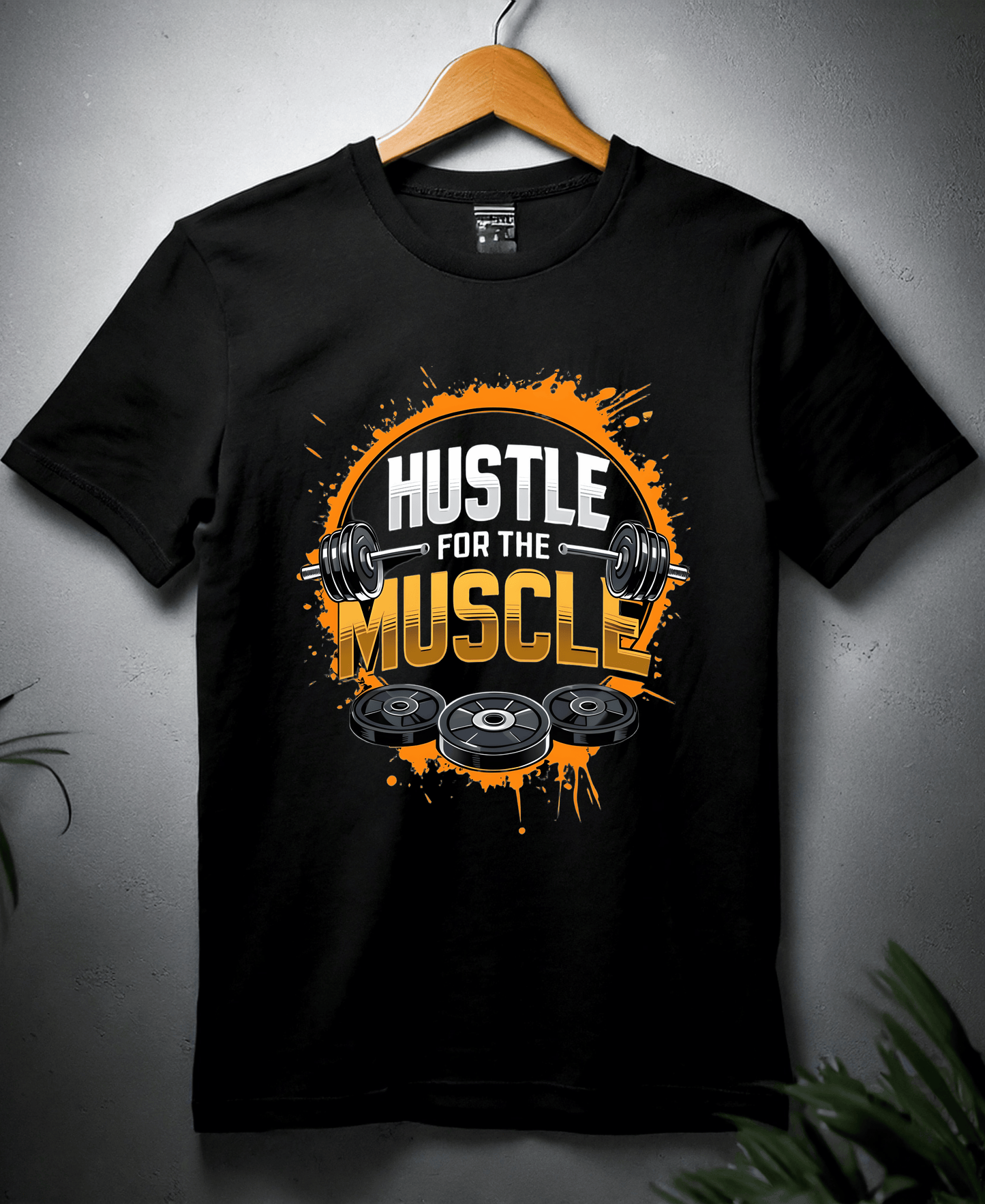 Hustle For Muscle-Womens-Black