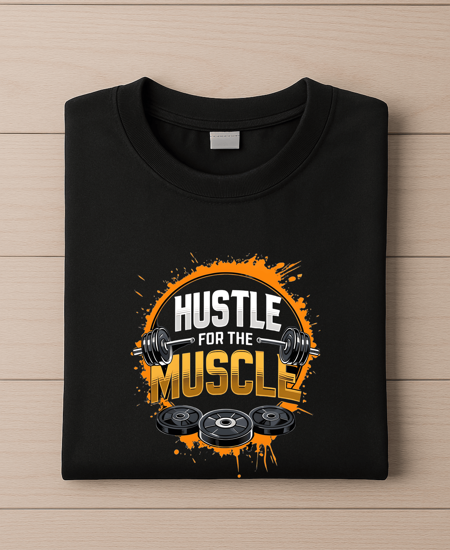 Hustle For Muscle-Womens-Black