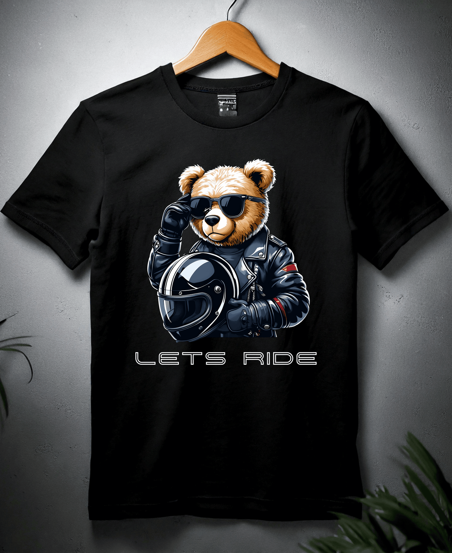 Bear Rider-Lets Ride-Men-Black