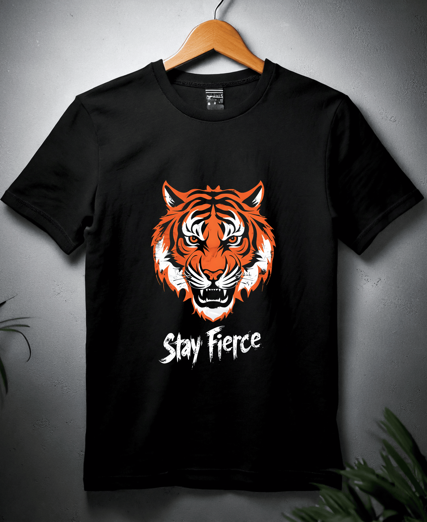 Stay Fierce-Mens-Black