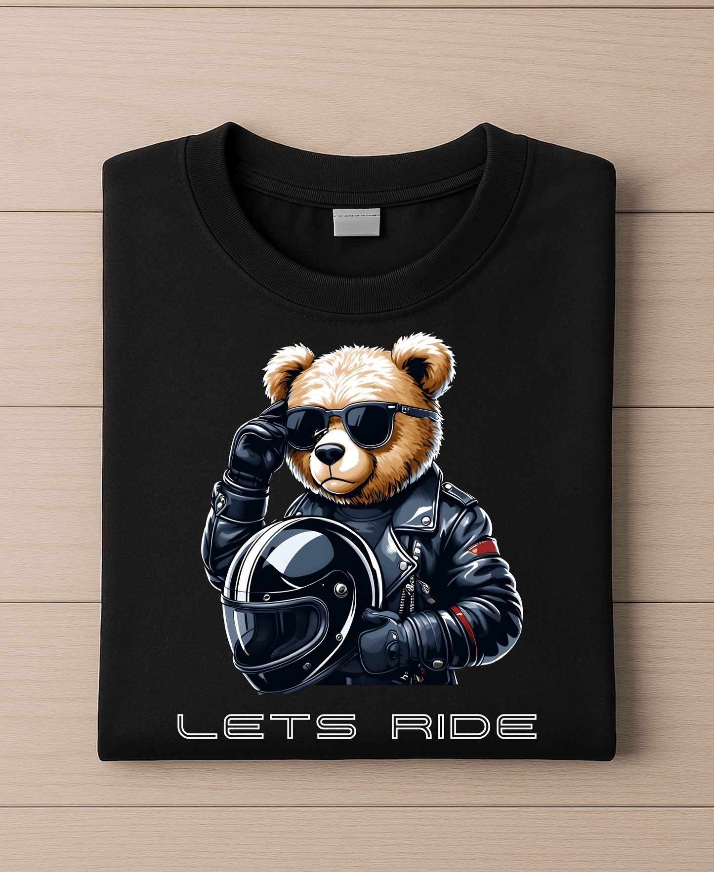 Bear Rider-Lets Ride-Men-Black