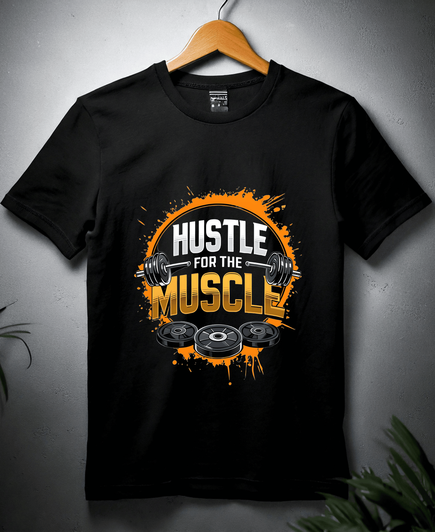 Hustle For Muscle-Womens-Black