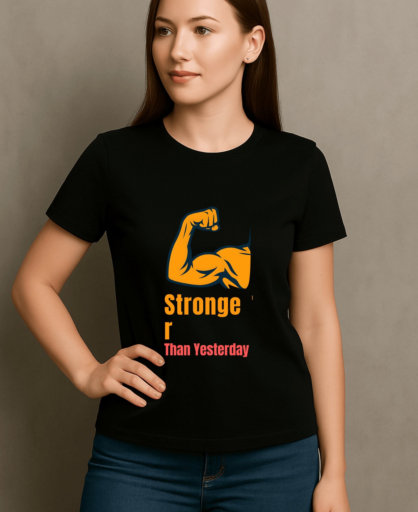 Stronger Than Yesterday-Female-Black