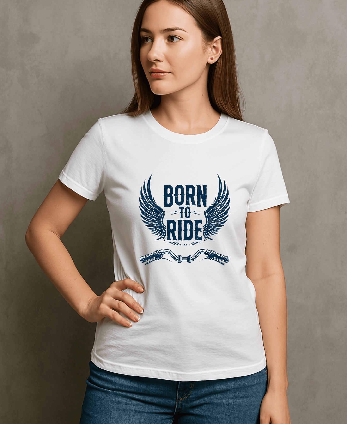 Born To Ride-Female-White
