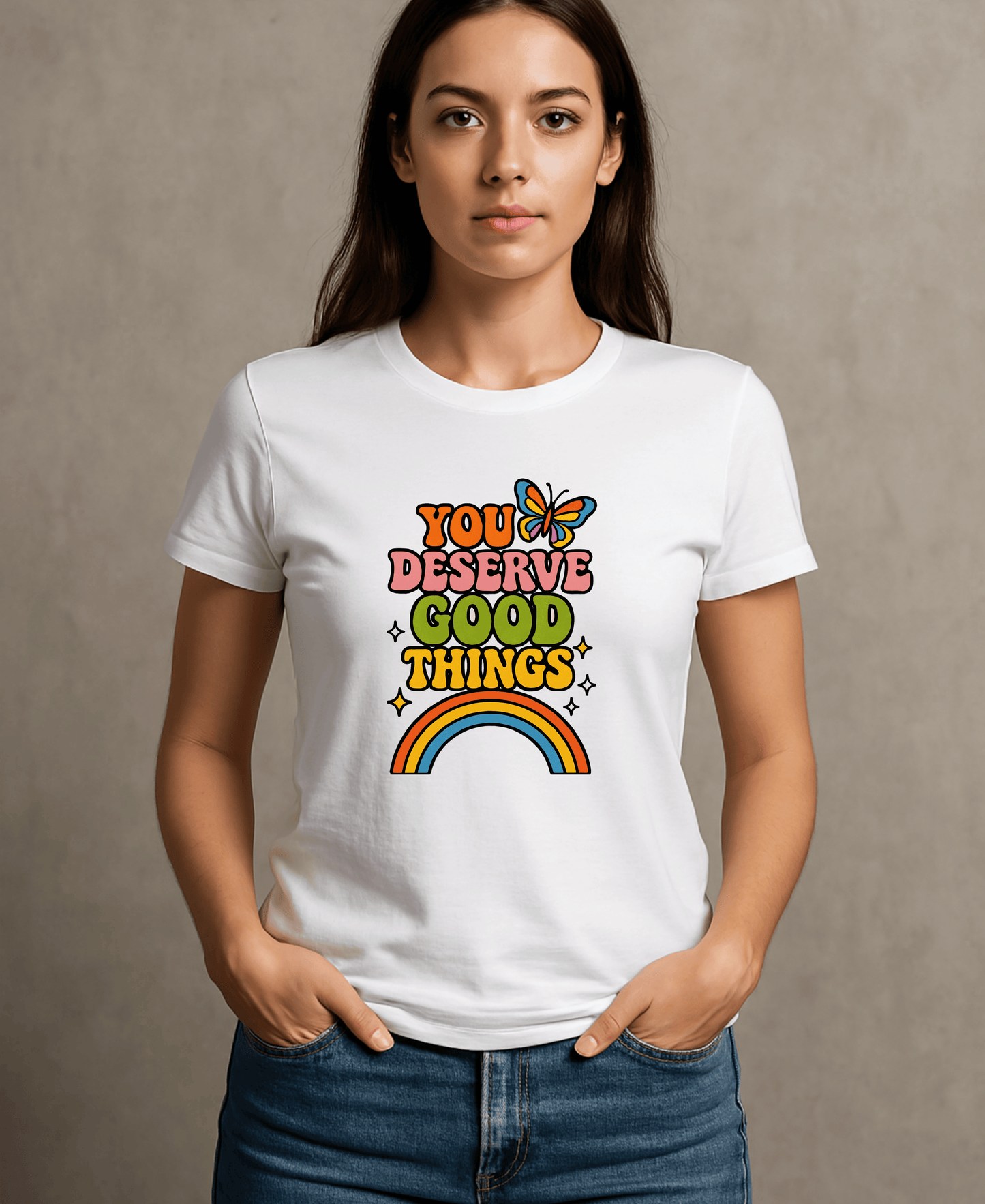You Deserve Good Things-Women-White