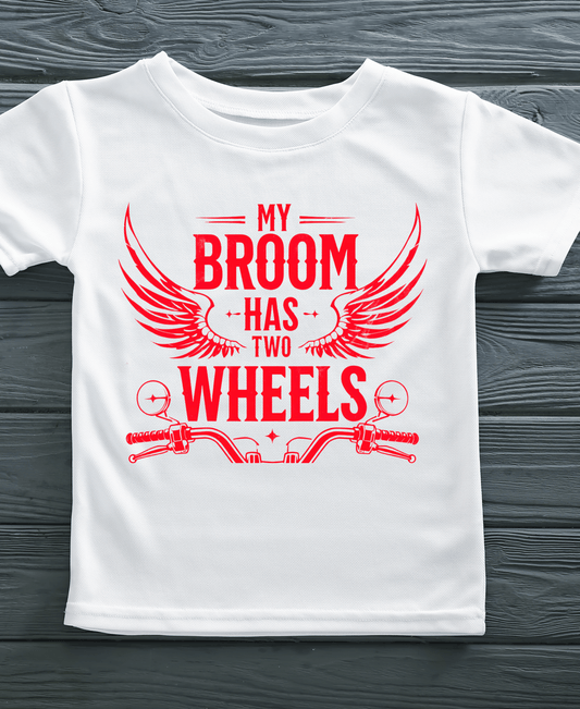 My Broom Has Two Wheels-Men's-White