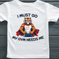 I Must Go My Gym Needs Me-Female-White