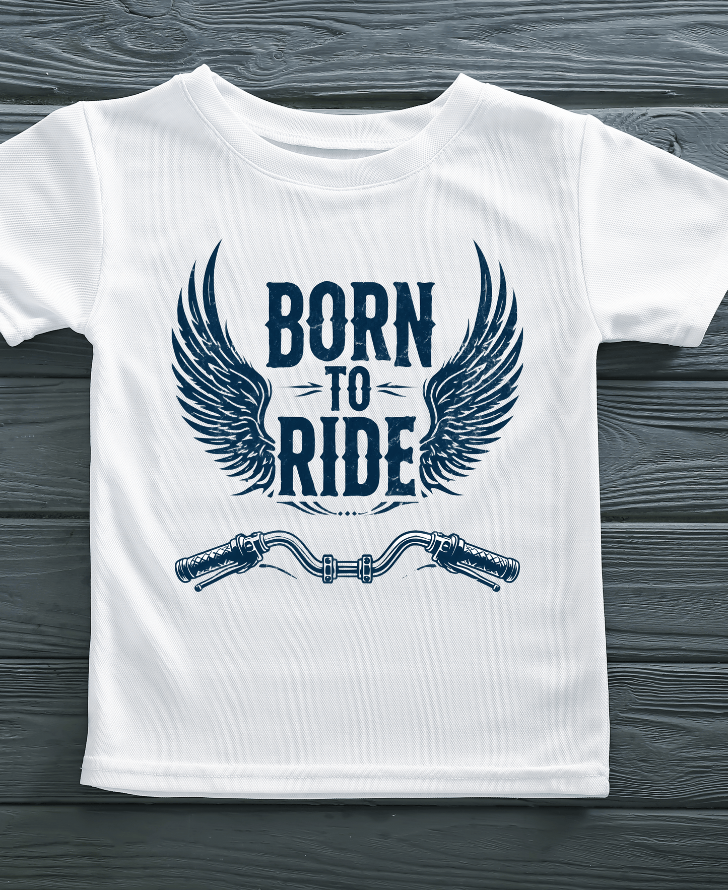 Born To Ride-Mens-White