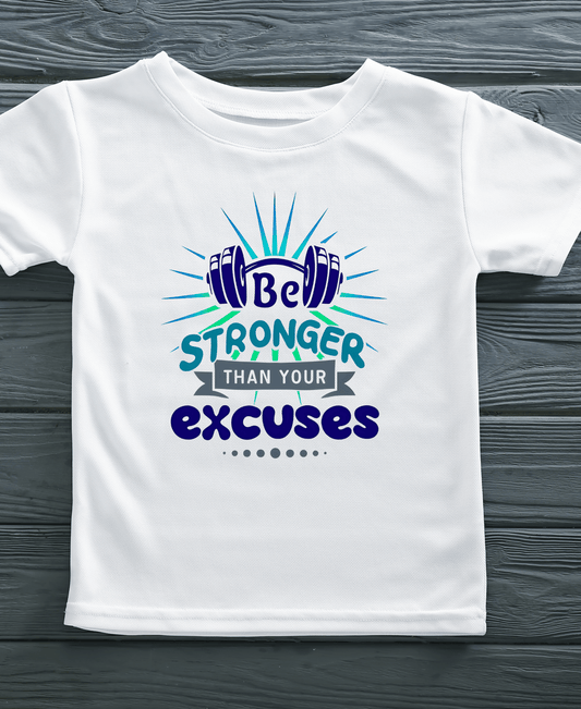 Be Stronger Than Excuses-Men's-White