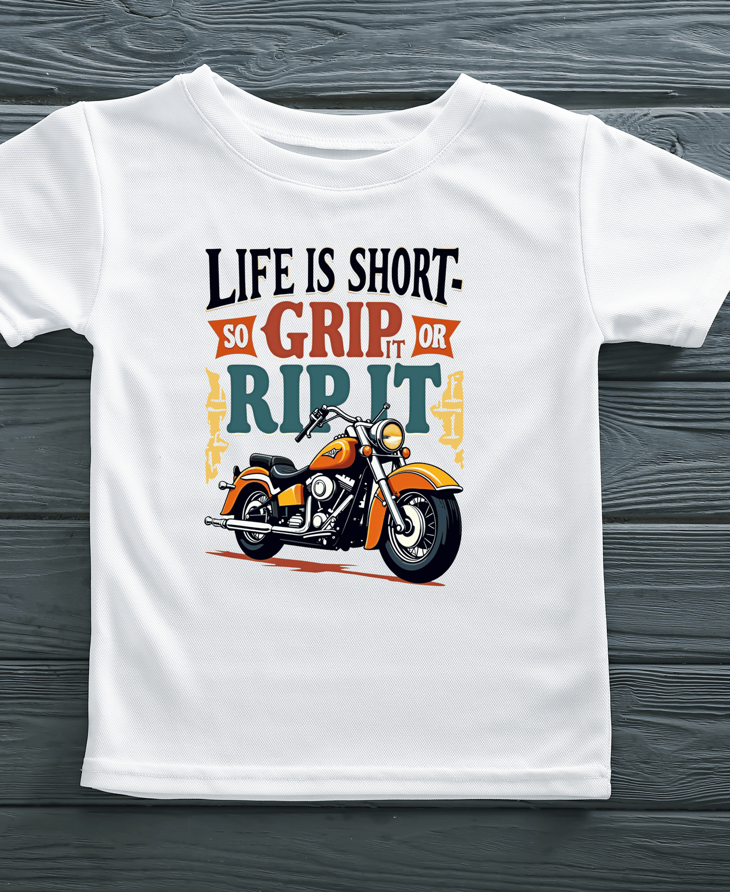 Life Is Short Grip It Or Rip It-Women-White