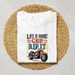 Life is Short Grip it or Rip it-Womens-White