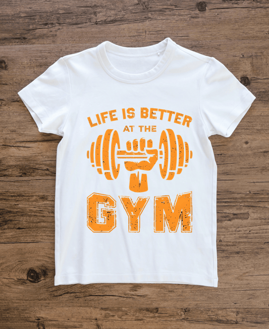 Life Is Better At The Gym-Female-White