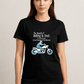 The Beauty Of Riding is that it Forces you to be Present in the Moment-Womens-Black