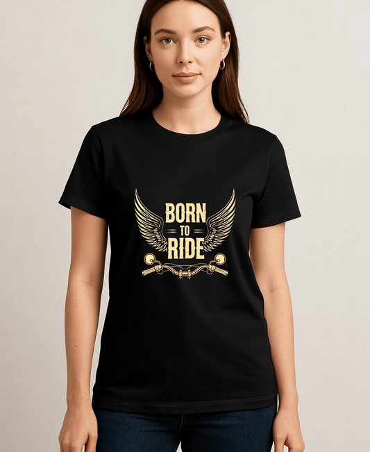 Born To Ride-Womens-Black