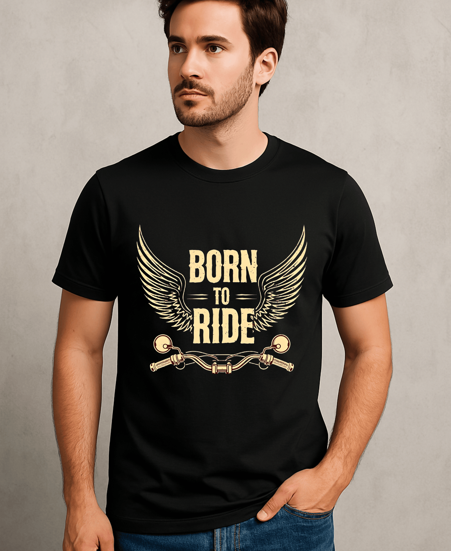 Born To Ride-Mens-Black