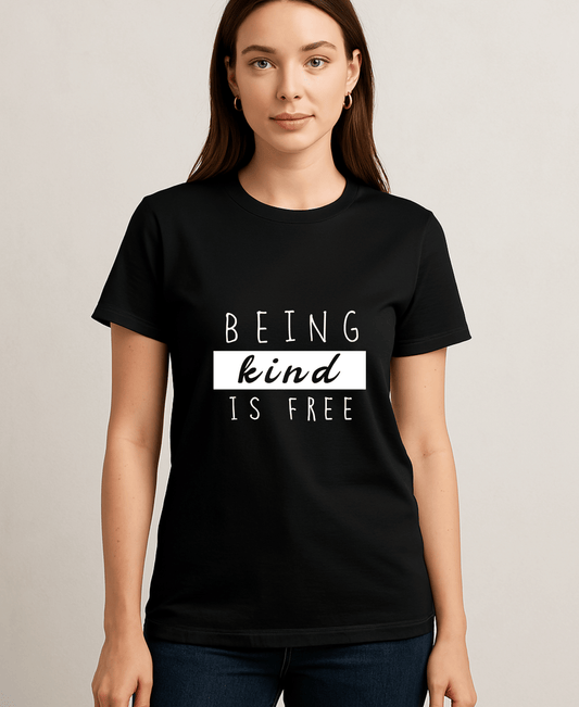 Being Kind is Free-Womens-Black