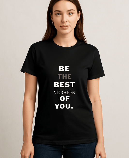 Be The Best Version of You-Womens-Black