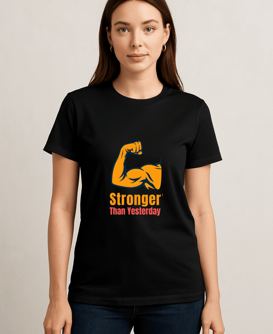 Stronger Than Yesterday-Female-Black