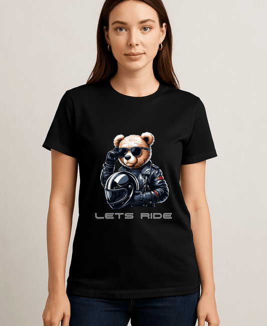 Bear Rider-Lets Ride - Black - Women