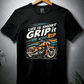 Life is Short Grip it or Rip it-Mens-Black