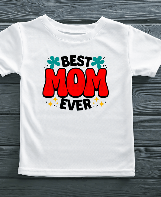 Best Mom Ever-Women-White