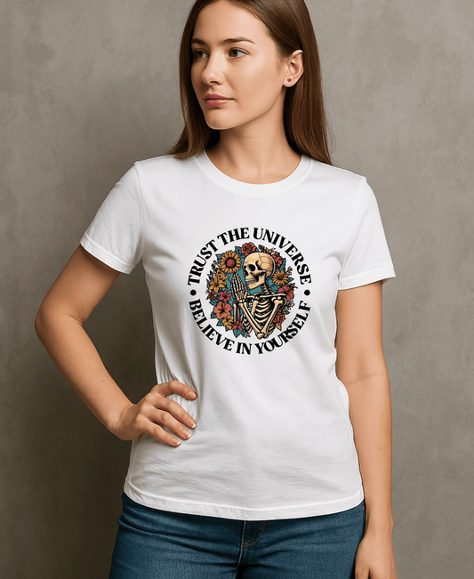 Trust The Universe-Believe In Yourself-Women-White