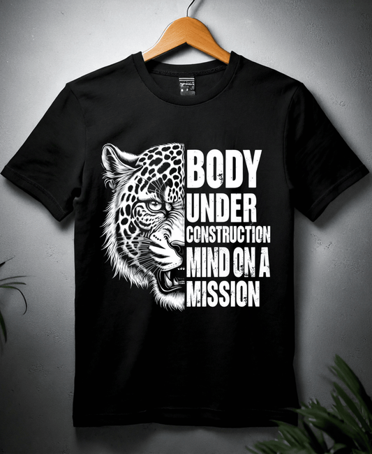 Body Under Construction Mind On A Mission-Women-Black