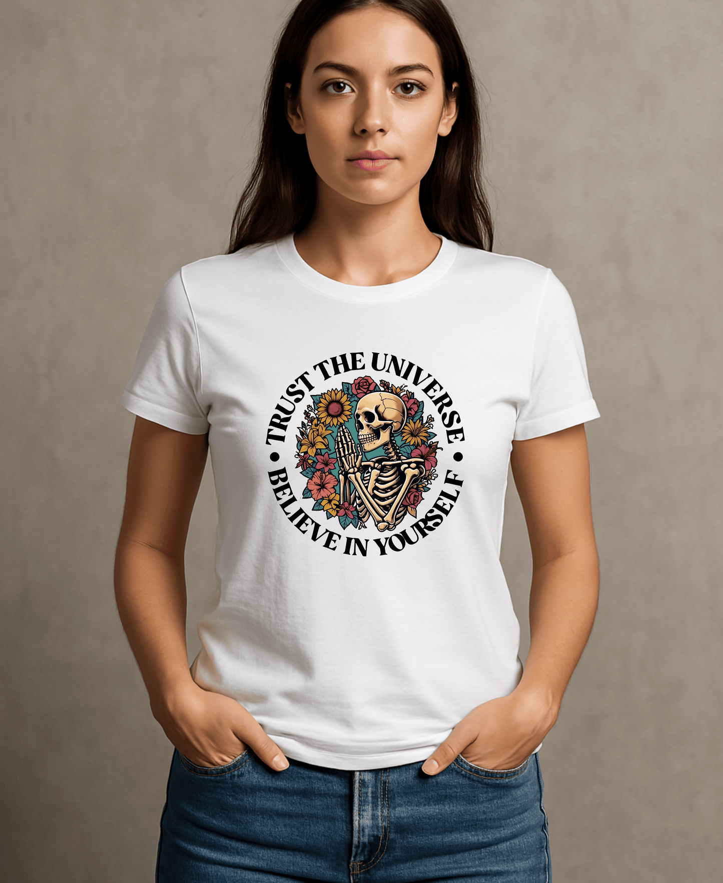 Trust The Universe-Believe In Yourself-Women-White