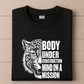 Body Under Construction Mind On A Mission-Women-Black