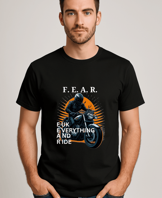 Fuck Everything And Ride-Mens-Black