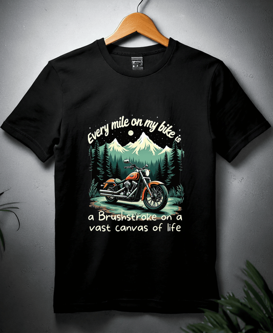 A Brush Stroke on a Vast Canvas of Life-Mens-Black