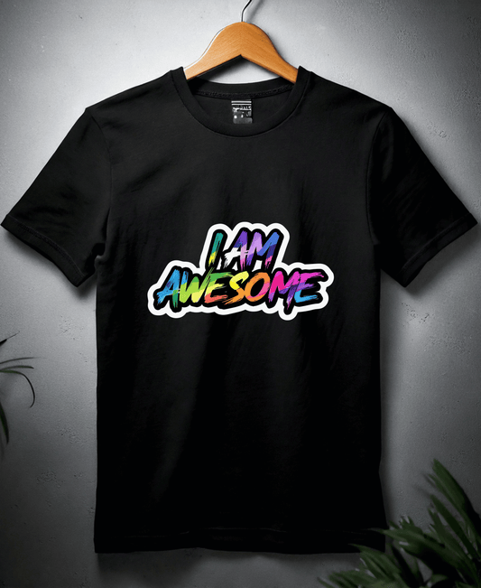 I Am Awesome-Womens-Black