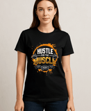 Hustle For Muscle-Womens-Black
