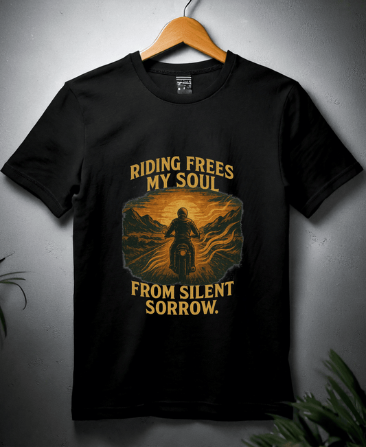 Riding Frees My Soul-Men's-Black