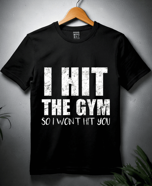 I Hit The Gym So I wont Hit You-Female-Black