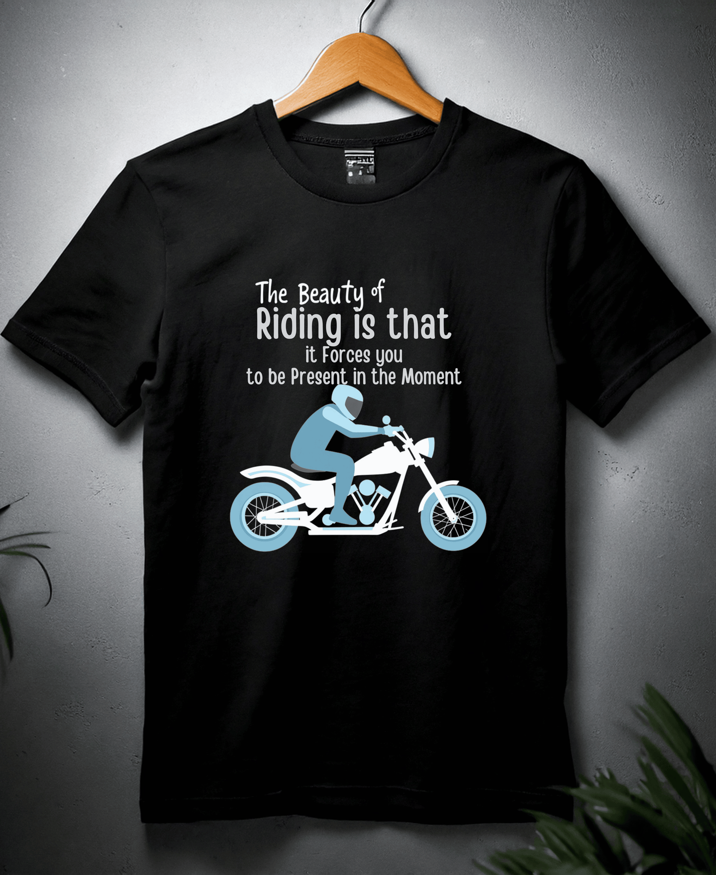 The Beauty Of Riding is that it Forces you to be Present in the Moment-Womens-Black